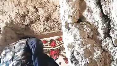 Pashto bhabhi fuck in standing position in rock house