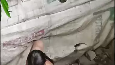 Outdoor bath bhabhi showing huge milk tankers