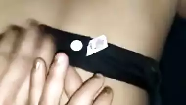 Newly married bhabi boobs press porn MMS