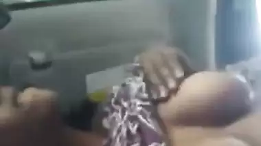 Desi college girl riding dick of lover in car viral MMS