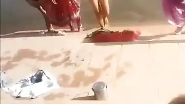 Desi vilage Woman’s Bathing