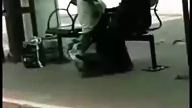 Hot Paki aunty cock stroking session and handjob outdoor, Desi sex mms leak